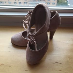 Sundance  Pink/Beige dressy suede shoes.